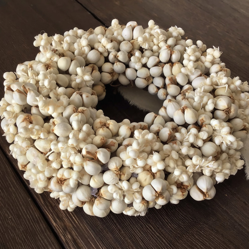 ナンキンハゼとインディアンコーンのミニリース(13cm) リース PAPER