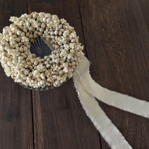 ナンキンハゼとインディアンコーンのミニリース(13cm) リース PAPER