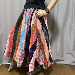 着物リメイク＊サルエルパンツ＊ショート ハーフパンツ maricos