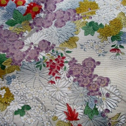 ７７３８　花柄の着物で作った和風財布・ポーチ 10枚目の画像
