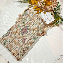 ロラライハリス♡SSライトブルーWデニム♡刺繍のサコッシュ♡ポシェット♡ ロラライハリス♡SSライトブルーWデニム♡刺繍のサコッシュ