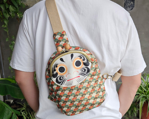 ハンドメイド】エチノ キャンバス ショルダーバッグ たんきち
