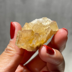スペイン産【イエローフローライト／Yellow Fluorite】鉱物 天然石 7枚目の画像
