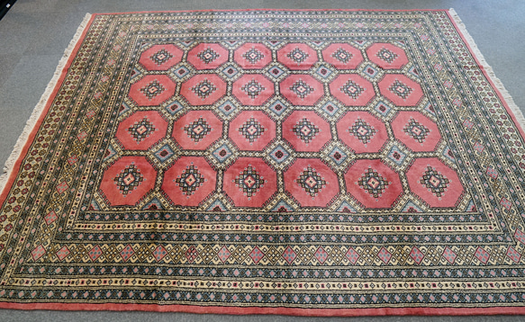 247×203cm【パキスタン手織り絨毯】 4枚目の画像