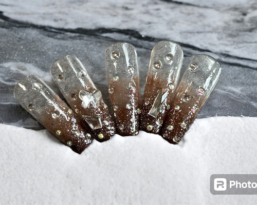 5月中発送♡ ネイルチップ 量産型 韓国 シンプル カラグラ 現品 推し活グッズ 受注生産：ネイルチップ ちい 推し 量産型 韓国 ジャニーズ | Pay ID