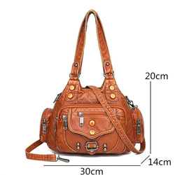 本革のハンドバッグ ショルダーバッグ 2way 女性のための柔らかい本革のハンドバッグ,良質,有名なデザイナーブランド 2枚目の画像