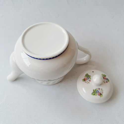 新品/未使用】《ハンドメイド》ポーセラーツ/ティーセット ポット  