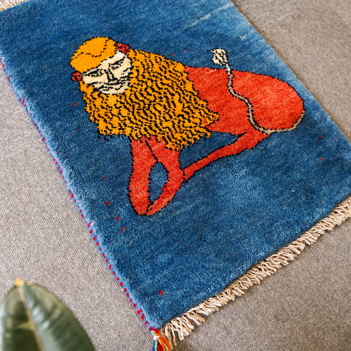 60×40cm【手織り 絨毯 ペルシャ ギャッベ】アマレ族 ギャベ 60×40cm【手織り 絨毯 ペルシャ ギャッベ】アマレ族 ギャベ