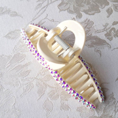 アレクサンドルズアリ ピンク　スワロフスキークリスタルストーン ヘアクリップ アレクサンドルズアリ ピンク スワロフスキークリスタルストーン ヘア