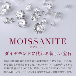 【✨新作✨選べるカラー】モアサナイト　モアッサナイト　ソリティア　リング 　指輪　6.5mm  1ct 11枚目の画像