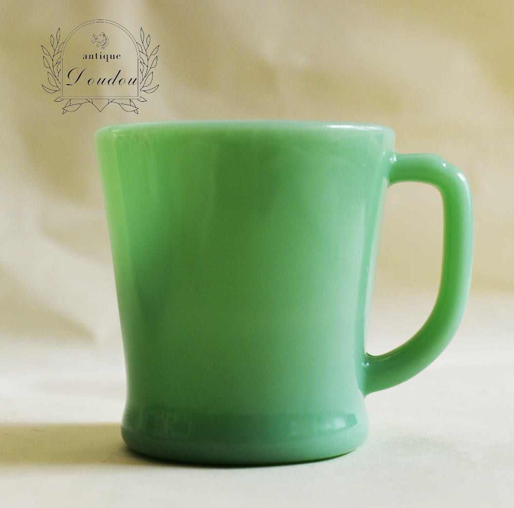 Fire King Jade-ite Dマグ【s0043】 マグカップ doudou-antique 通販