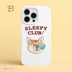 Originalスマホケース「SLEEPY CLUB_柴犬」 5枚目の画像