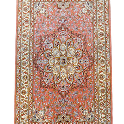 130×83cm【ペルシャ手織り絨毯 イスファハン産 　証明書付 】 3枚目の画像