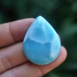 水玉 高品質☆ラリマー ルース s1247 天然石 Funky garuda stone
