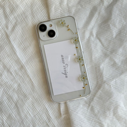 花柄 iPhone 17 ケース クリア フラワー スマホショルダー 花 17Pro Air 16 16e 15 20枚目の画像