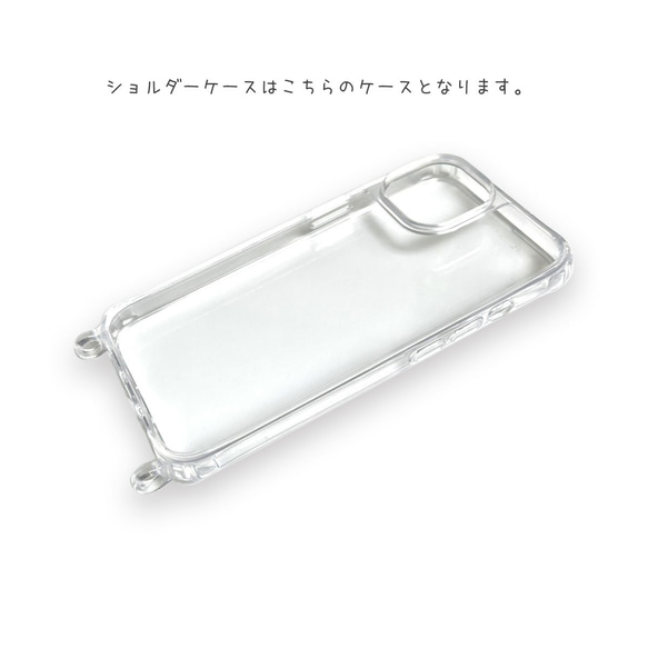 花柄 iPhone 17 ケース クリア フラワー スマホショルダー 花 17Pro Air 16 16e 15 4枚目の画像