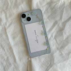 花柄 iPhone 17 ケース クリア フラワー スマホショルダー 花 17Pro Air 16 16e 15 19枚目の画像