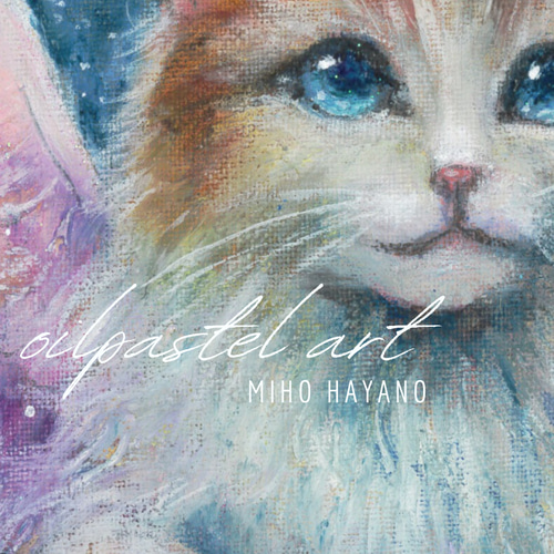 絵画。原画☆キャンバスF10【かわいい猫たちが一緒に香ばしいお