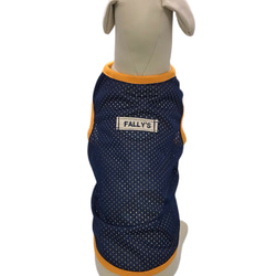 メッシュ 犬服 夏 服 クール タンクトップ オリーブ  イタグレ コーギー フレブル ダックス 大型犬 中型 ペット服 8枚目の画像