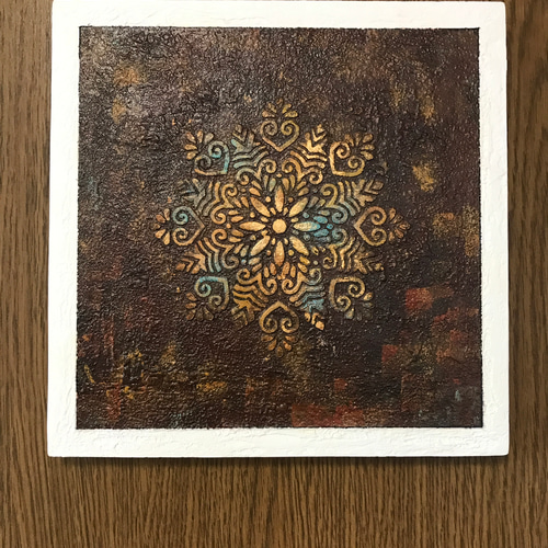 天界 / テクスチャーアート 18×18㎝ S0 原画1点のみ モダンアート 天界 - 抽象画 18×18㎝ 【S0】 原画1点のみ テクスチャ