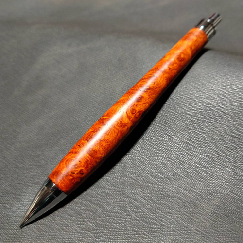 花梨瘤　シャープペンシル　スタンド　キューブ　セット c5e34efc54f8fcbe6896c503487558