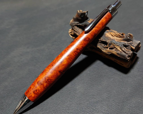 花梨瘤　シャープペンシル　スタンド　キューブ　セット c5e34efc54f8fcbe6896c503487558