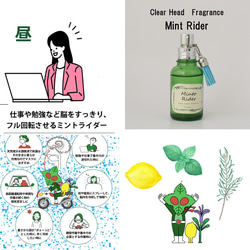 【予約＆期間限定15％OFF】調香フレグランス　ウルトラレモン　ミントライダー　ウォームフォレスト　30ml 天然香料　 4枚目の画像