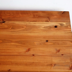 ♪SALE♪杉無垢材の折りたたみテーブル　W70.D35 3枚目の画像