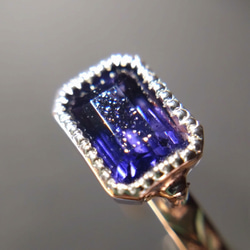 【一点物】アイオライトサンストーン 18kgp リング 指輪 ✩.*˚天然石 アイオライト サンストーン リング / Iolite Sunstone Ring