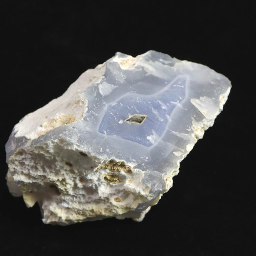 青森県 梵珠山 青 メノウ 瑪瑙 原石 77.5g #94896 天然石 榎本