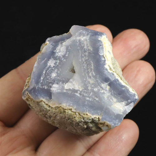 青森県 梵珠山 青 メノウ 瑪瑙 原石 70.2g #91654 天然石 榎本通商