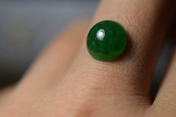 RS5-94 上品 宝石質 深緑 ミャンマー産天然 A貨 本翡翠 ルース 裸石 硬玉 ジェダイト 7枚目の画像