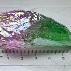 七色の夢໒꒱✨　オーラ　水晶　ラフストーン　原石　クリスタル 6枚目の画像