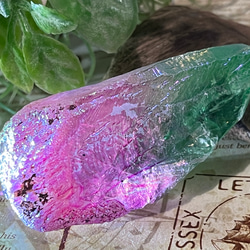 七色の夢໒꒱✨　オーラ　水晶　ラフストーン　原石　クリスタル 3枚目の画像