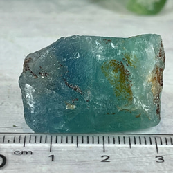 ドイツ　ブラックフォレスト産✨　ブルー　フローライト　蛍石　ラフストーン　原石 6枚目の画像