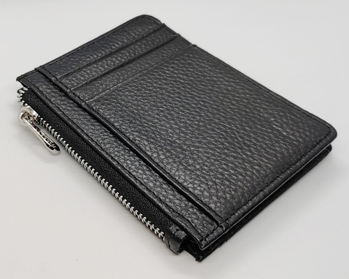 カードケース コインケース パスケース ファスナー付き 本革 レザー