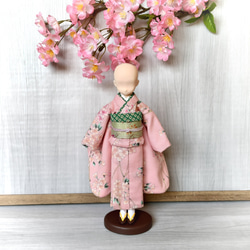 春桜【22cmドール振袖着物】 1枚目の画像