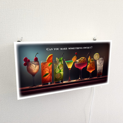 壁掛け Lサイズ】カクテル パブ カフェ バー スナック リキュール 店舗 