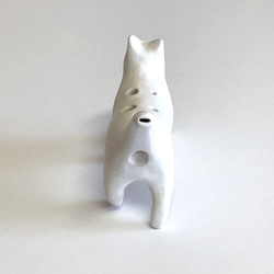 ネコリナ (猫のオカリナ)/ark/白猫　猫グッズ　白猫　オカリナ 4枚目の画像