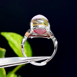【超美品】ガーデンクォーツ　リング　シルバーリング 指輪　天然石　水晶　64 6枚目の画像