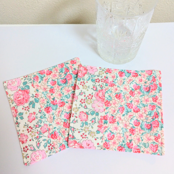 ☆新作☆リバティ生地使用☆送料無料【コースター】ハンドメイド ②  