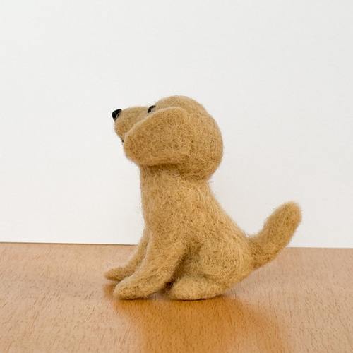 羊毛フェルト ゴールデンレトリバー 羊毛フェルト すぱいらる工房 通販