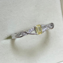 ミネラルマルシェフェア！天然グリーンベリル シルバーフリーリング