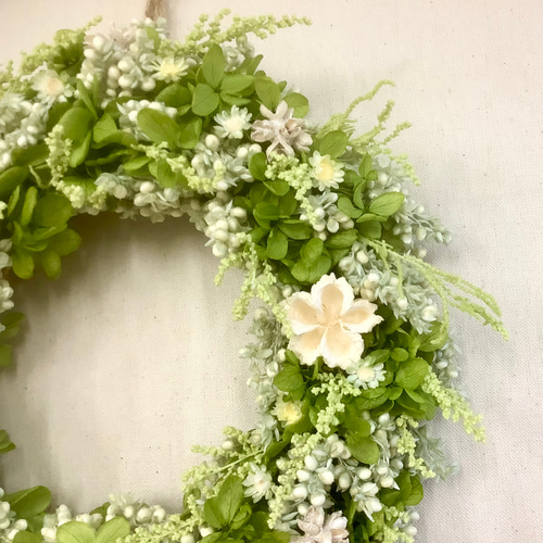 リース 爽やかなグリーンリース 新築・開店お祝い リース karen640