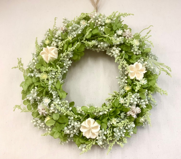 グリーンと花々のリース グリーンと花々のリース 【公式通販】