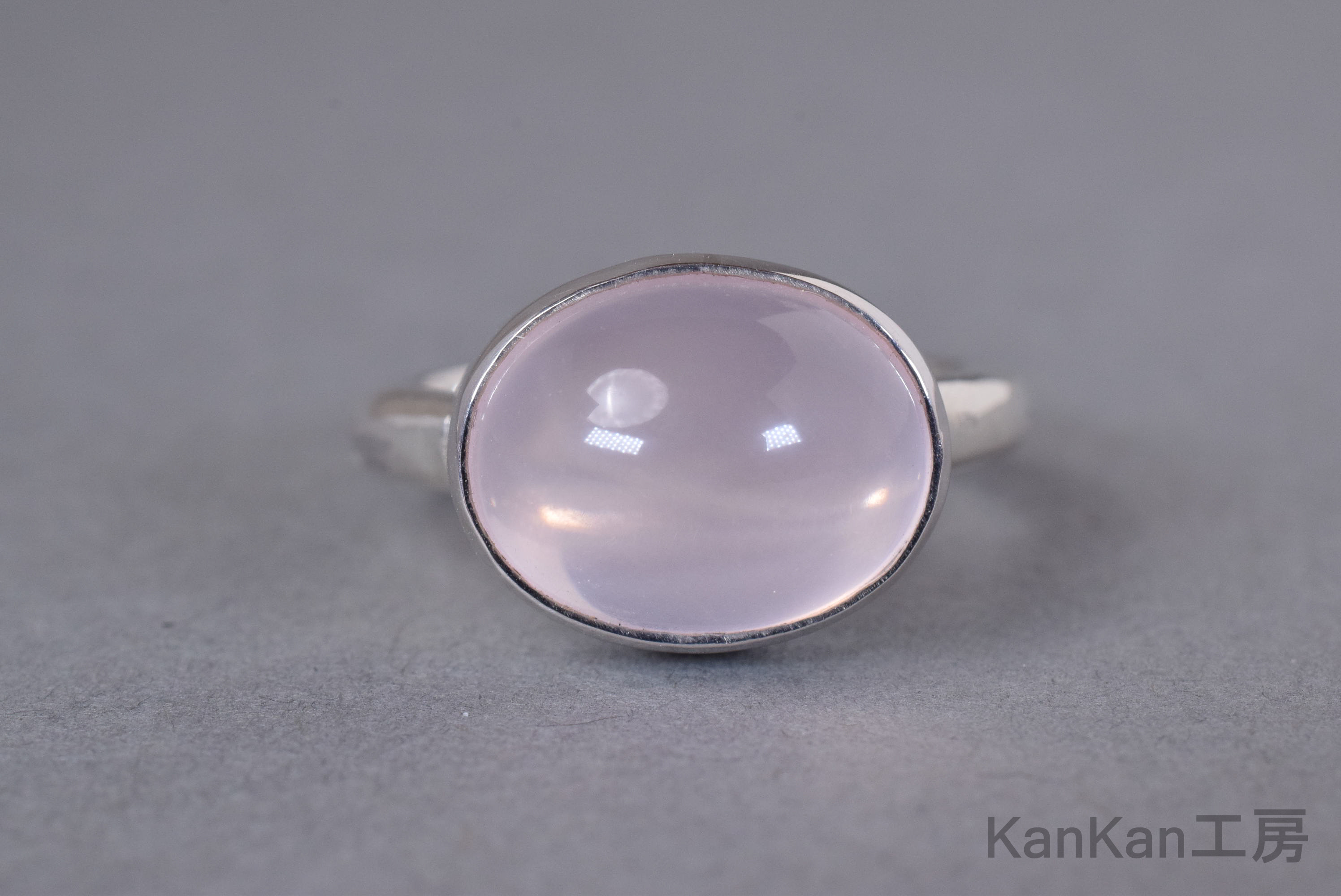 ローズクォーツのリング