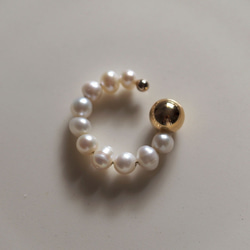 | 2way | 淡水珍珠 x 黃金戒指手環 | 品質 AA+ | 第6張的照片