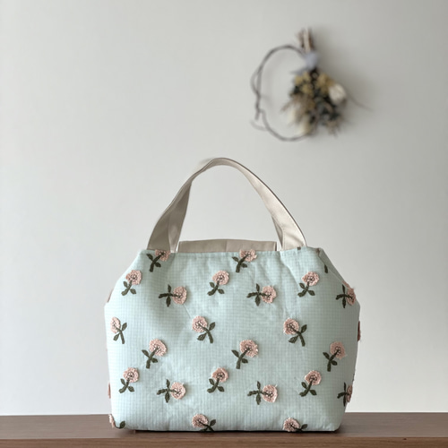 ⚮̈ミナペルホネン skip mint ムータバッグ トートバッグ hanahana314 