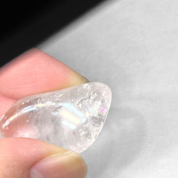 Minas Gerais crystal tumble/ミナスジェライス州水晶タンブル 13：ミルキー(レインボーあり) 7枚目の画像