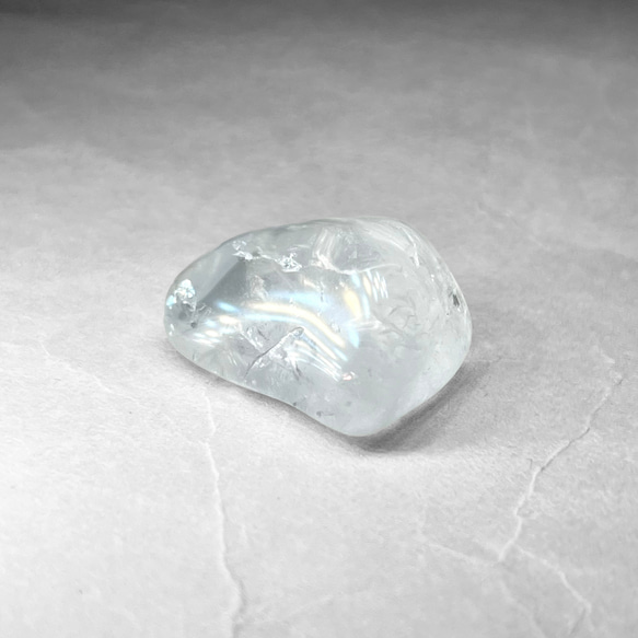 Minas Gerais crystal tumble/ミナスジェライス州水晶タンブル 14：ミルキー(レインボーあり) 7枚目の画像